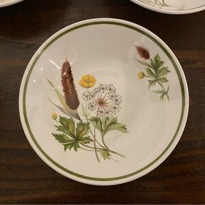 Vintage Johnson Brothers Brookside Pattern Small Bowls - Set of 5